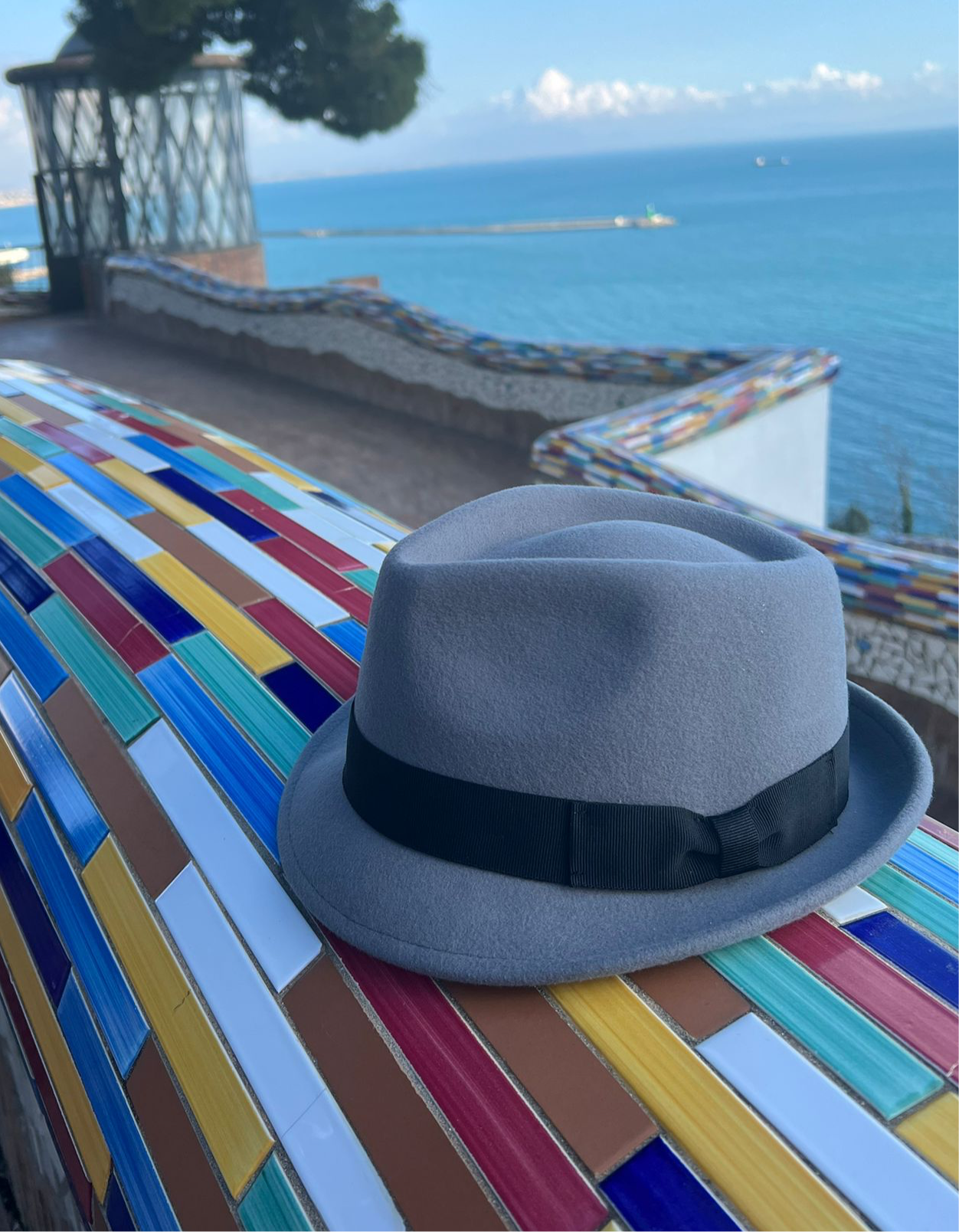 Cappello trilby grigio
