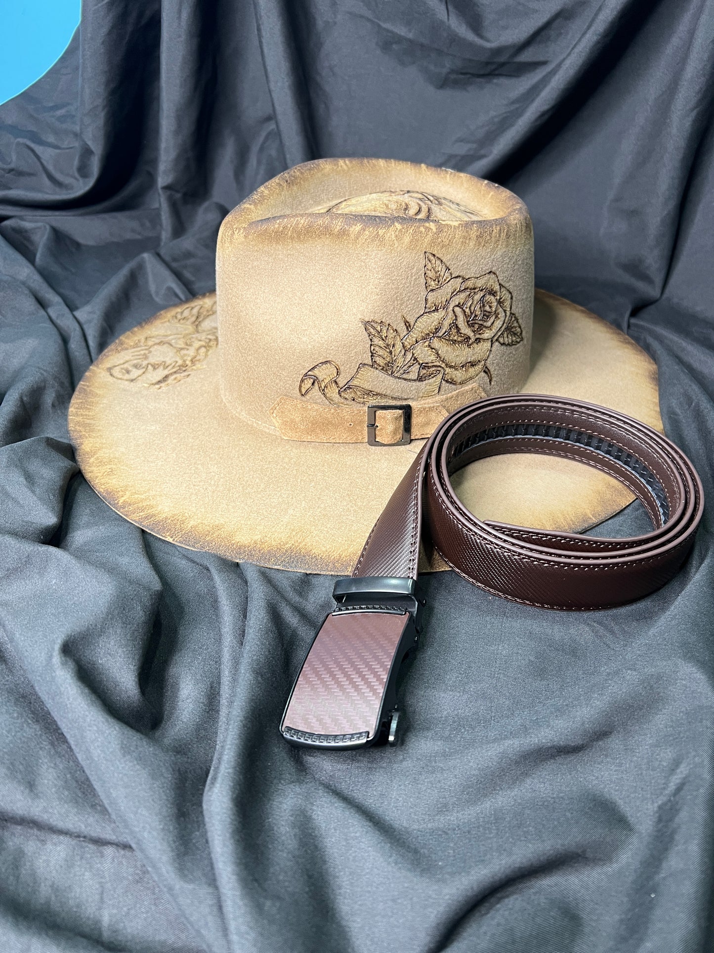 Cintura da Uomo in Eco Pelle Marrone